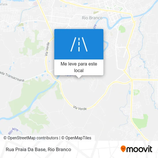 Rua Praia Da Base mapa