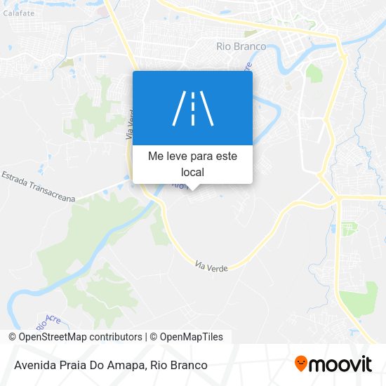 Avenida Praia Do Amapa mapa