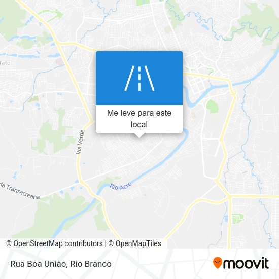 Rua Boa União mapa