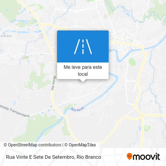 Rua Vinte E Sete De Setembro mapa