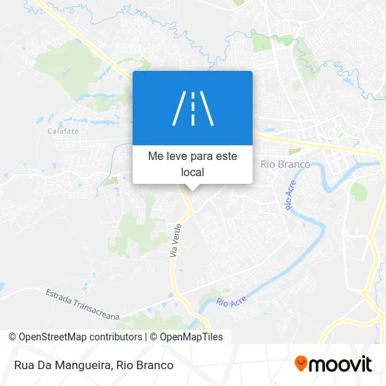 Rua Da Mangueira mapa