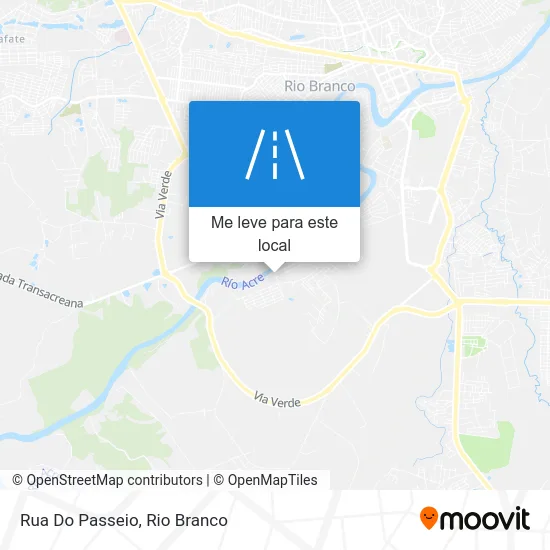 Rua Do Passeio mapa