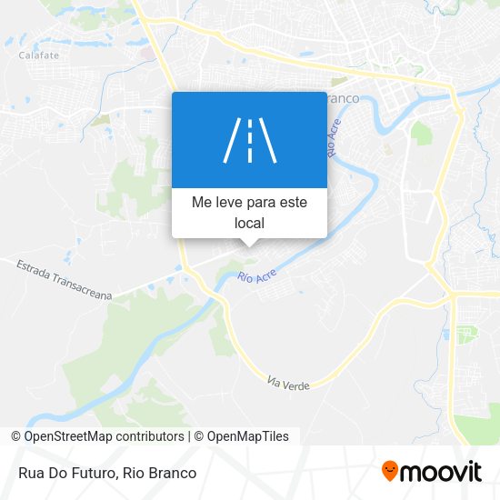 Rua Do Futuro mapa