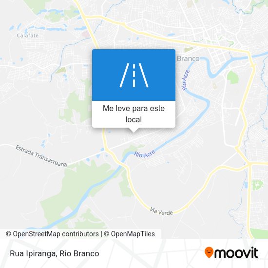 Rua Ipiranga mapa