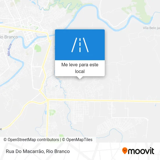 Rua Do Macarrão mapa