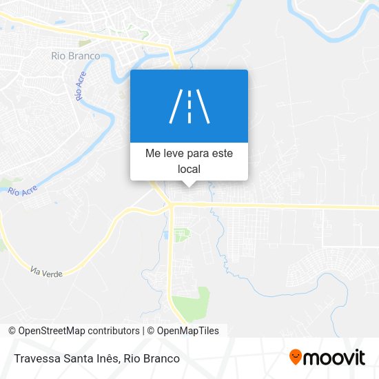 Travessa Santa Inês mapa