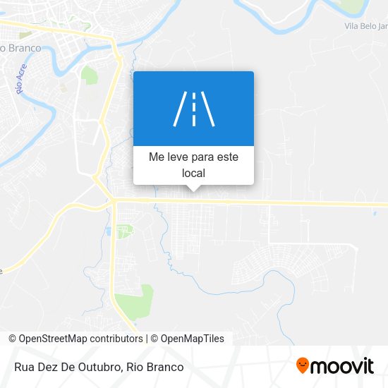 Rua Dez De Outubro mapa