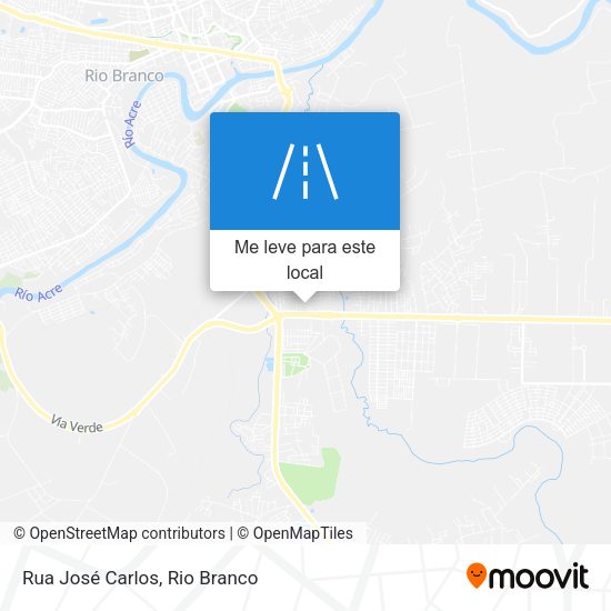 Rua José Carlos mapa