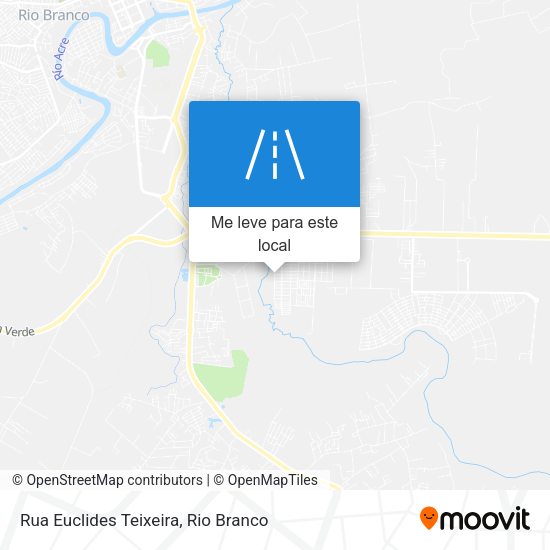 Rua Euclides Teixeira mapa