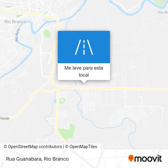 Rua Guanabara mapa