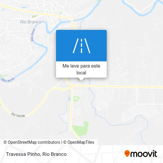 Travessa Pinho mapa
