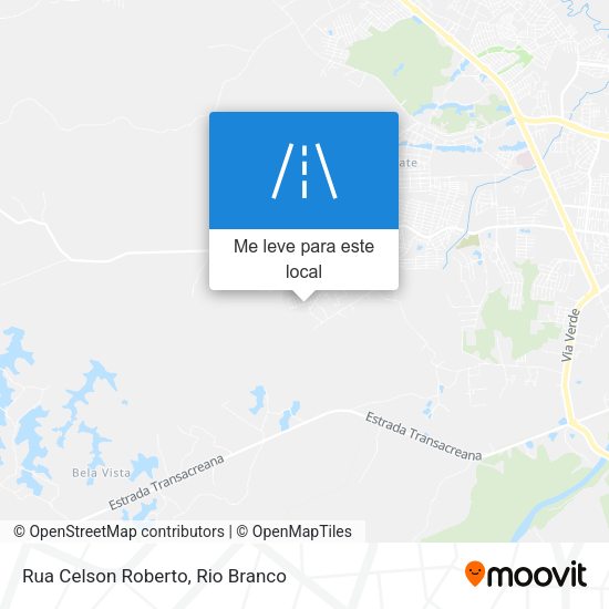 Rua Celson Roberto mapa