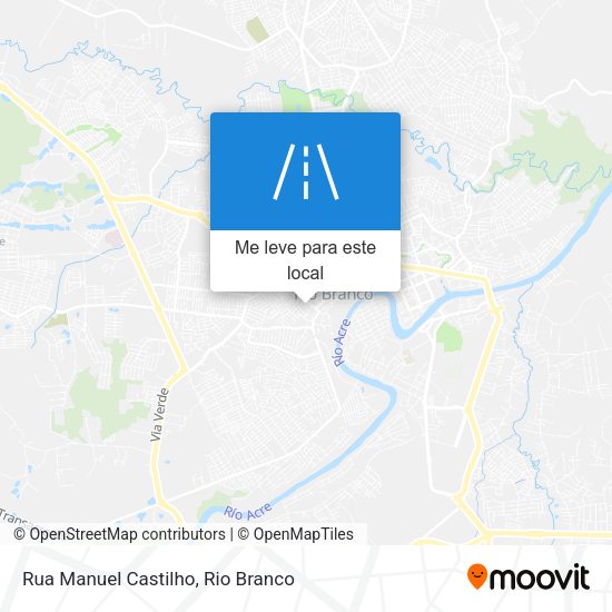 Rua Manuel Castilho mapa
