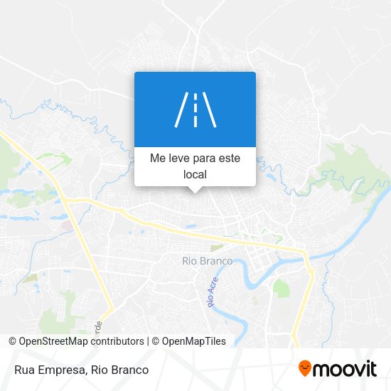 Rua Empresa mapa