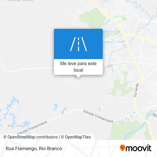 Rua Flamengo mapa