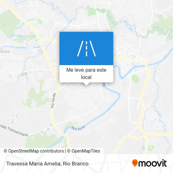 Travessa Maria Amelia mapa