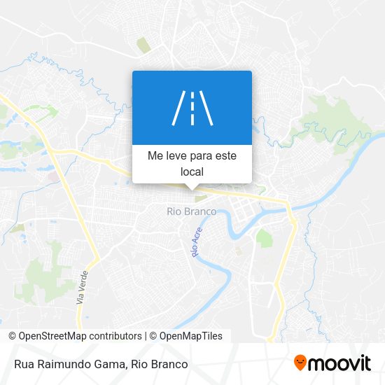 Rua Raimundo Gama mapa