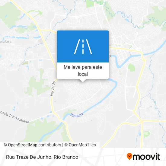 Rua Treze De Junho mapa