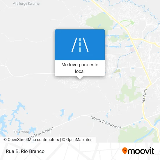 Rua B mapa