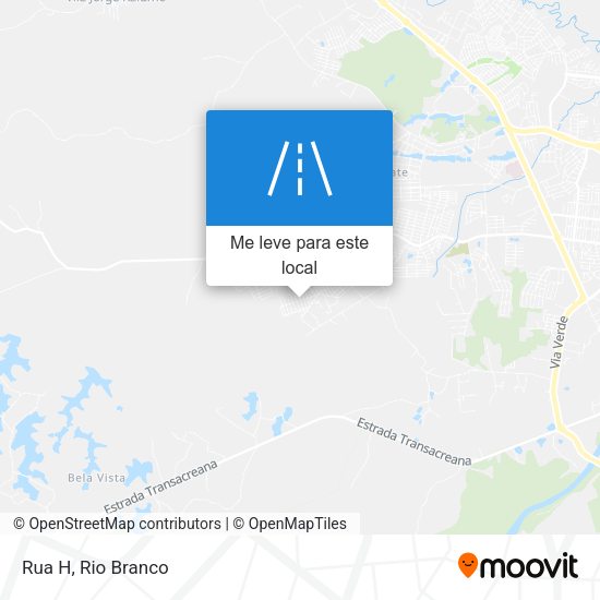 Rua H mapa