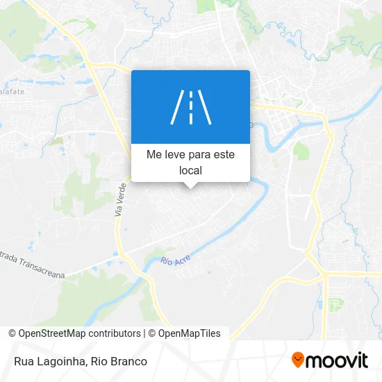 Rua Lagoinha mapa