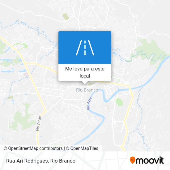 Rua Ari Rodrigues mapa
