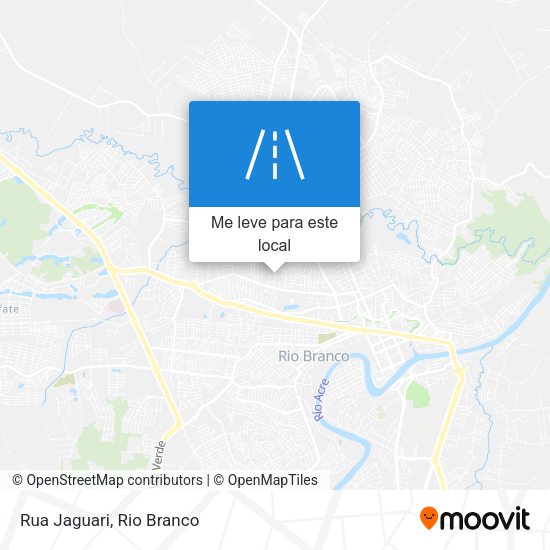 Rua Jaguari mapa