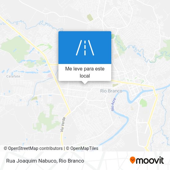 Rua Joaquim Nabuco mapa
