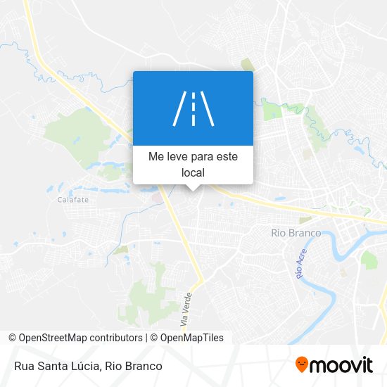 Rua Santa Lúcia mapa