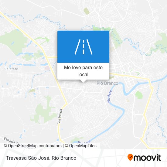 Travessa São José mapa
