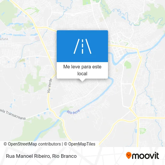 Rua Manoel Ribeiro mapa