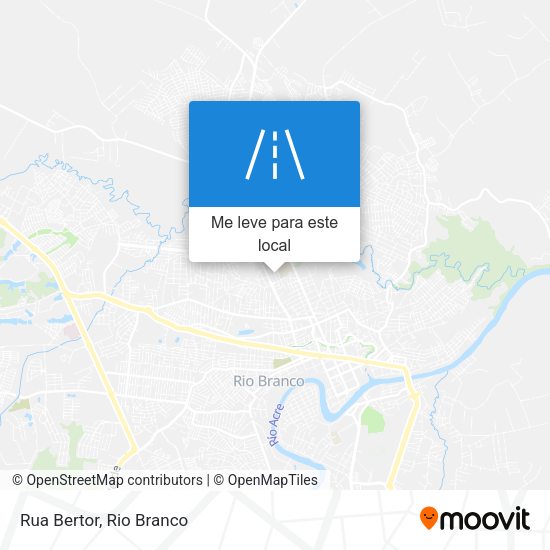 Rua Bertor mapa
