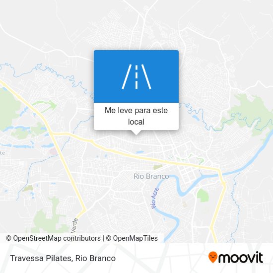 Travessa Pilates mapa