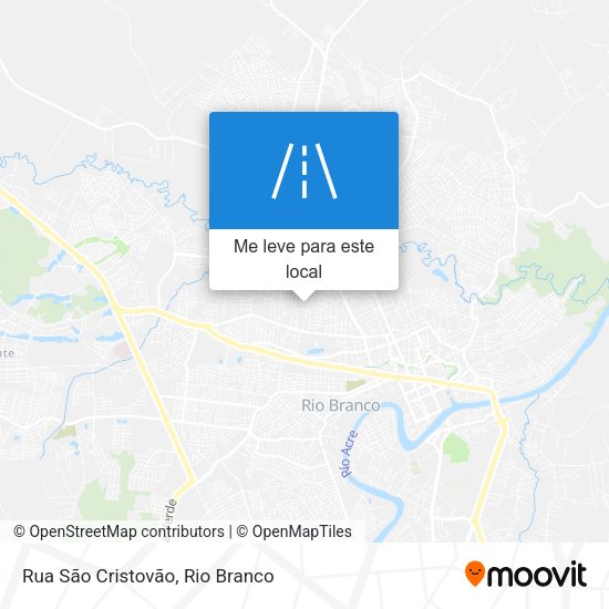 Rua São Cristovão mapa