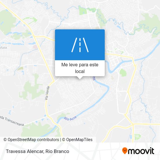 Travessa Alencar mapa