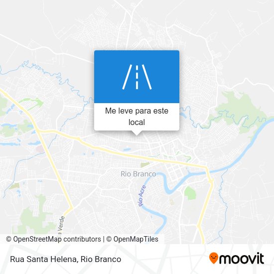 Rua Santa Helena mapa