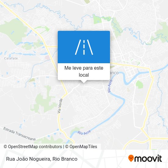 Rua João Nogueira mapa