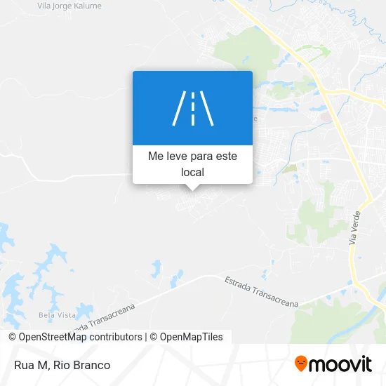 Rua M mapa