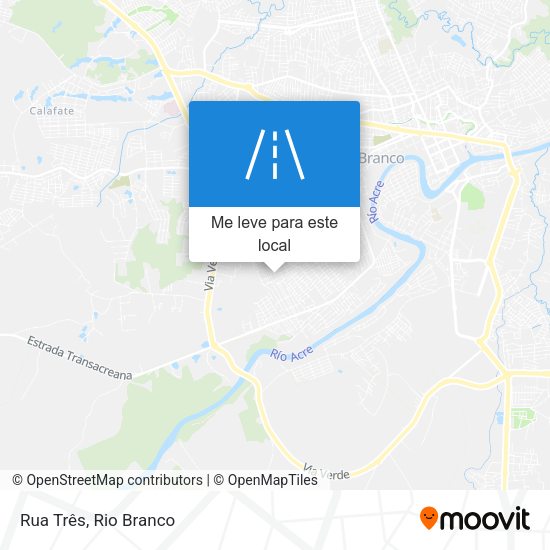 Rua Três mapa