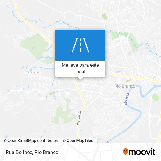 Rua Do Ibec mapa