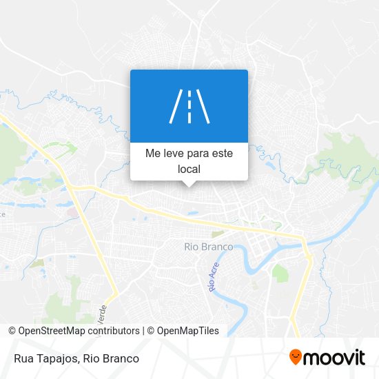 Rua Tapajos mapa