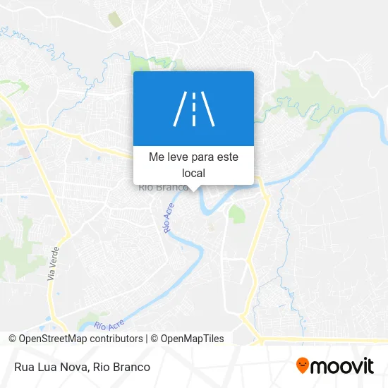 Rua Lua Nova mapa