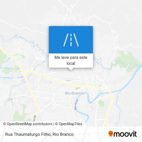 Rua Thaumaturgo Filho mapa