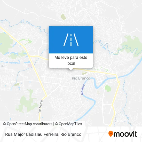 Rua Major Ladislau Ferreira mapa