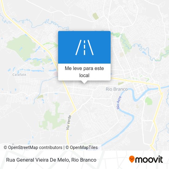 Rua General Vieira De Melo mapa