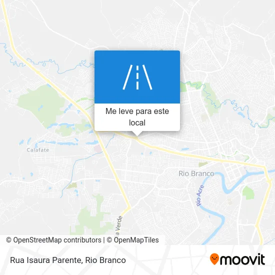 Rua Isaura Parente mapa