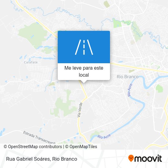 Rua Gabriel Soáres mapa