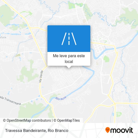 Travessa Bandeirante mapa