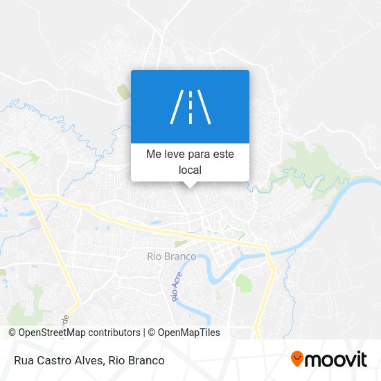 Rua Castro Alves mapa