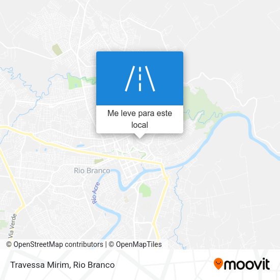 Travessa Mirim mapa